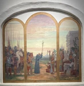 Fellows learning about local efforts to foster a collaborative creative community and support people, ideas, and art forms that are underrepresented in Santa Fe's commercial art scene.